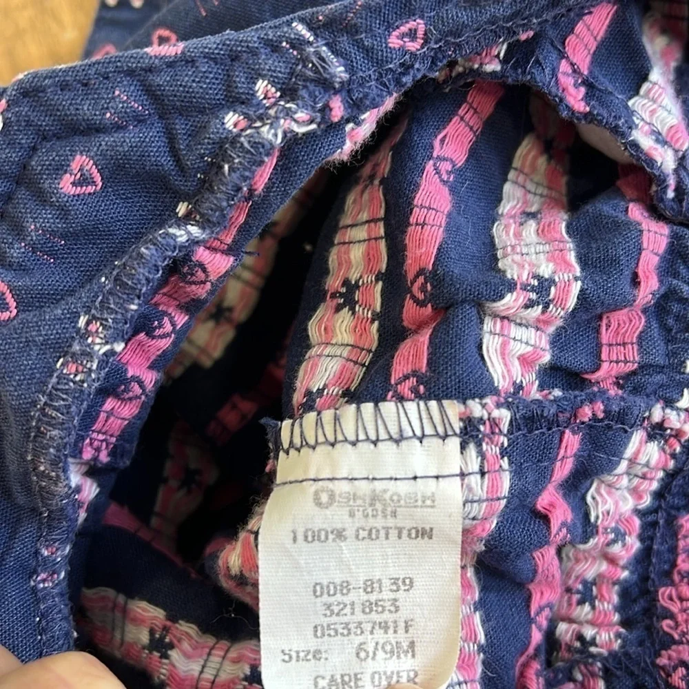 Oshkosh vintage navy rabbit overalls